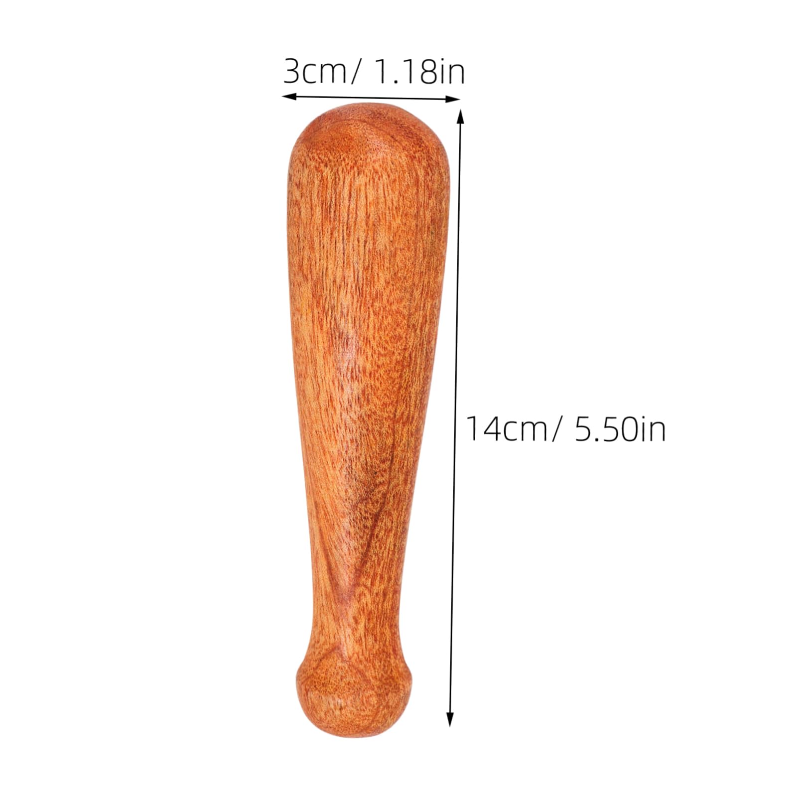 NAMOARLY Garlic Stick Wooden Grinding Rods Kitchen Utensil Easy Garlic Ginger Grinding Ergonomic Handle