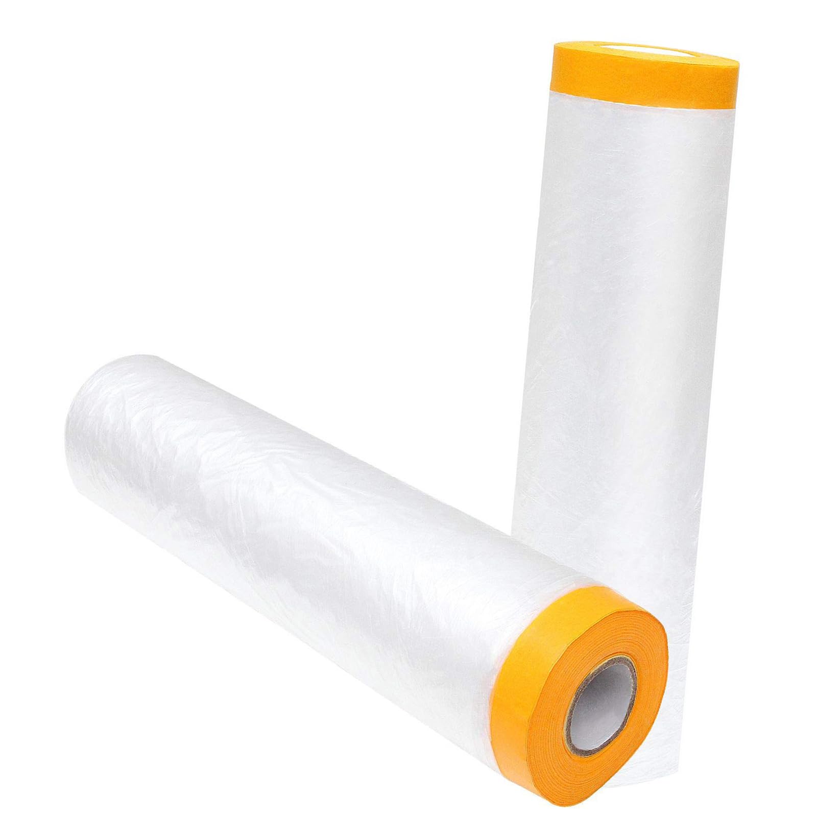 Vorbeklebte Abdeckfolie, Vorgeklebter Abdeckfilm, 1,1–4 m x 20, 2–10 Rollen(8 Rolls,2mx20m)