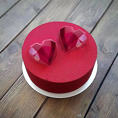 Kenman 8 Cup Diamond Chocolate Silicone Dessert Mould Mousses Cheesecake Ice Cream Chiffon Cakes Pan Baking Cupcake Mold #TOP5