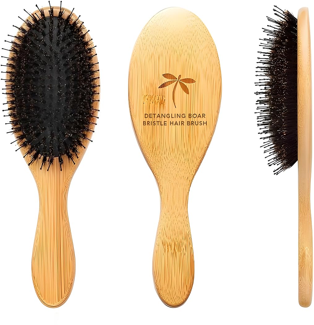 Belula Boar Bristle Hair Brush – Hair Brushes...