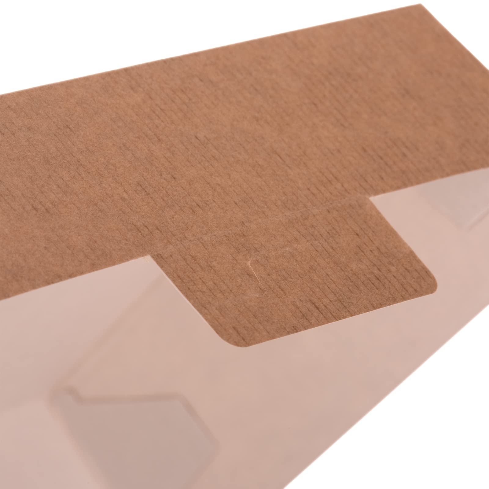 PrimeMatik - Scatole per hamburger in nano-microcartone biodegradabile (XL), 50 pezzi.