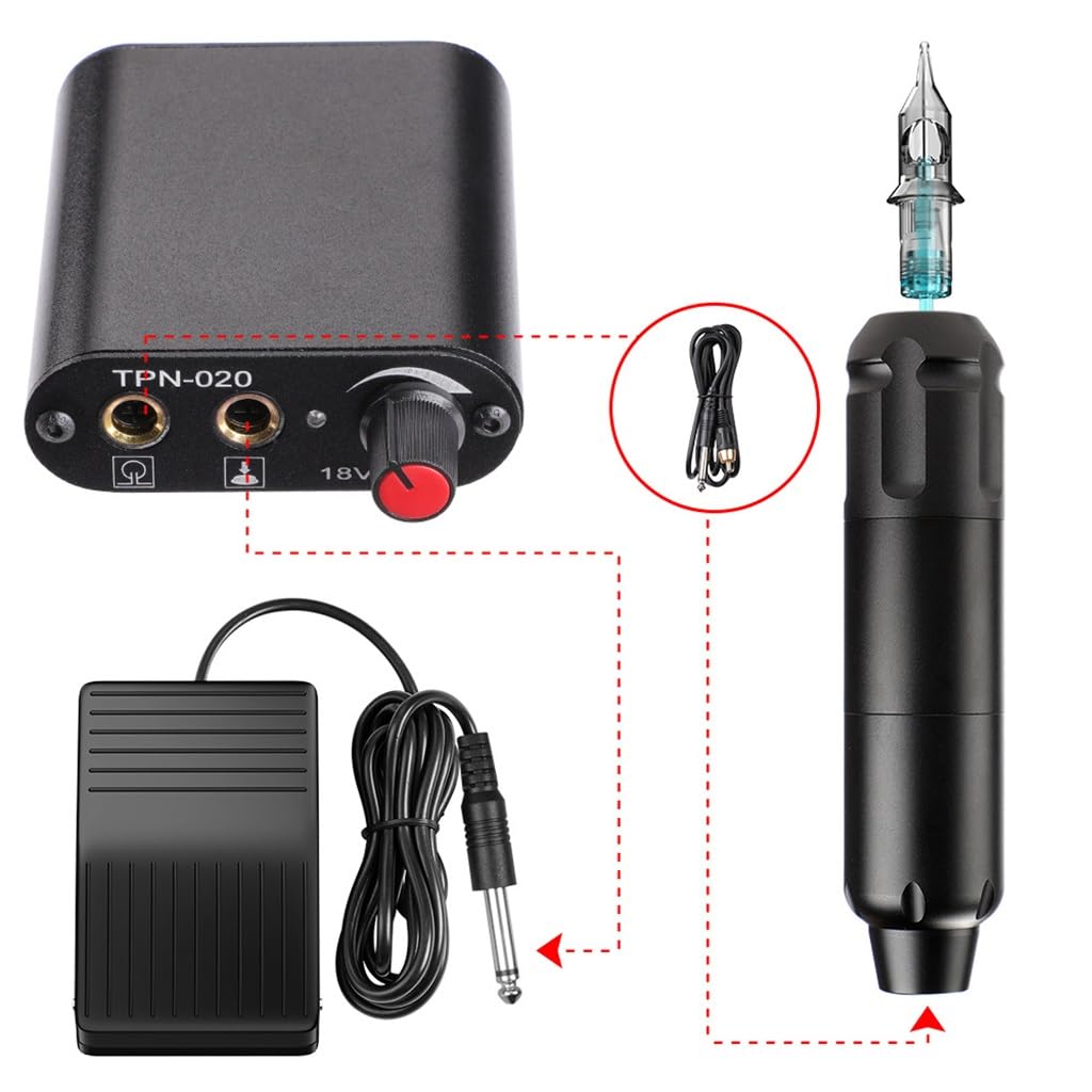 Tattoo Machine Set Motor Tattoo Pen Complete Set Rotating Motor Tattoo Machine Tattoo Equipment