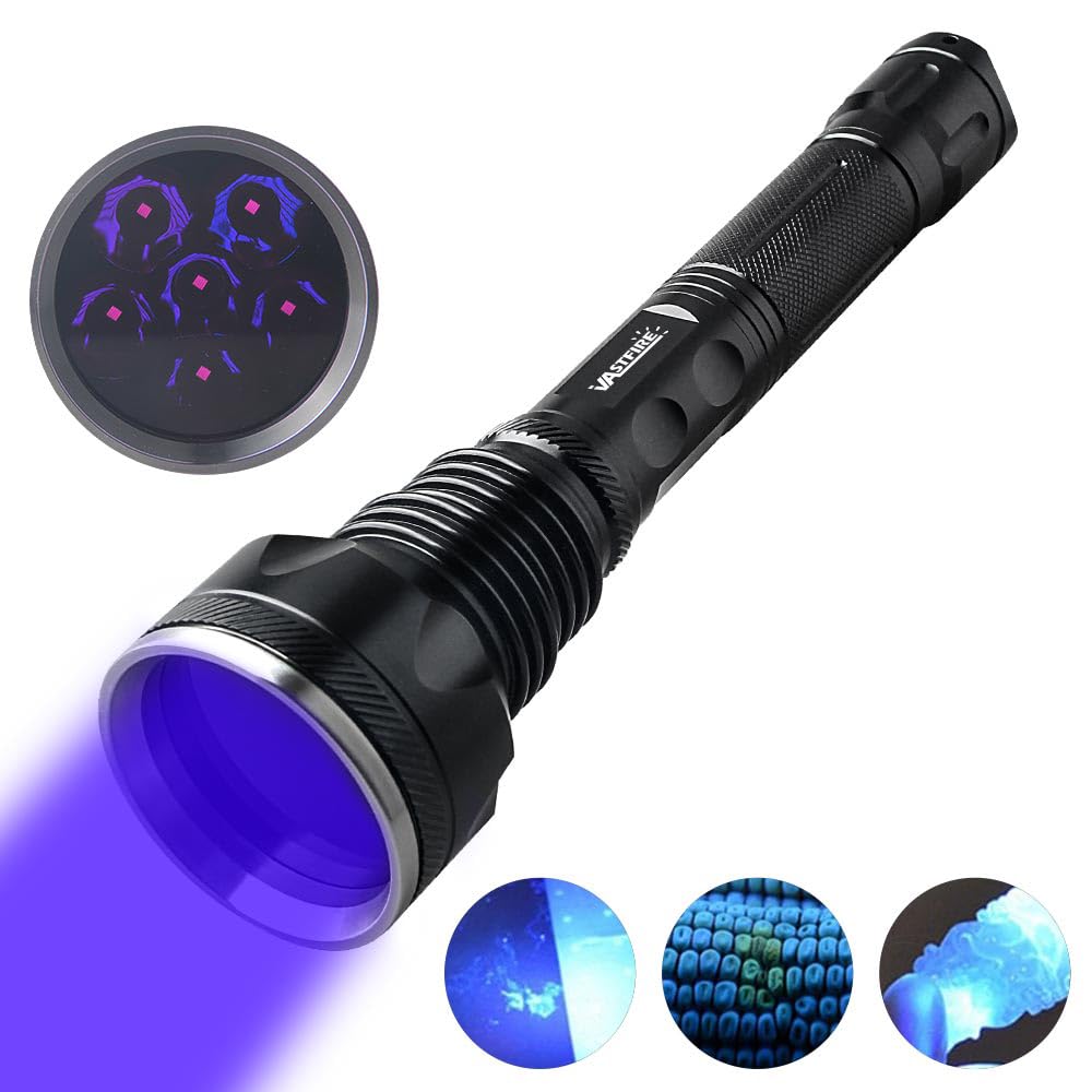 Torcia UV 395nm Eletorot - Luce Nera Per Rilevare Urina Animali, Banconote E Resina UV - Foto 2