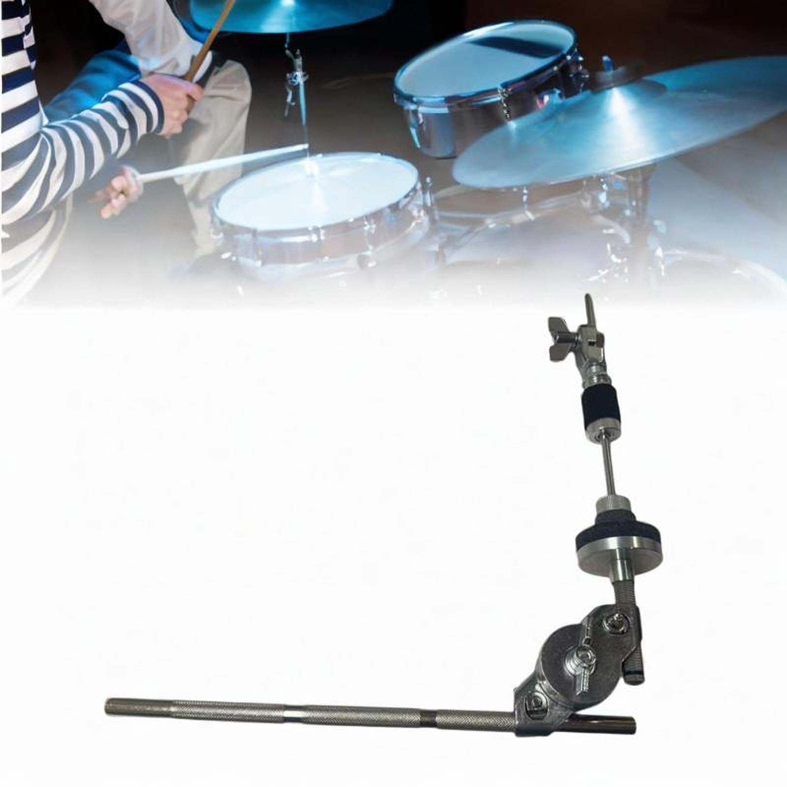 Supporto Bongos Stand Montaggio Hardware Jazz Pedale Piatti Dispositivo Salvaspazio Integrazione Semplice Adatto a Batteristi Prove Performance, Style B