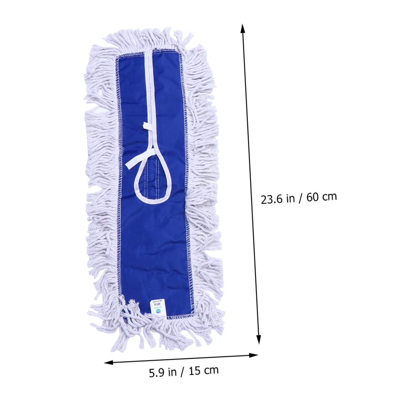 Panno Ricambio per Mop Blu 2 Pezzi in Filo di Cotone per Pulizia | Assorbimento Acqua, Raccoglie Residui Grandi, per Parete e Angoli, Accessori per Scopa Mop