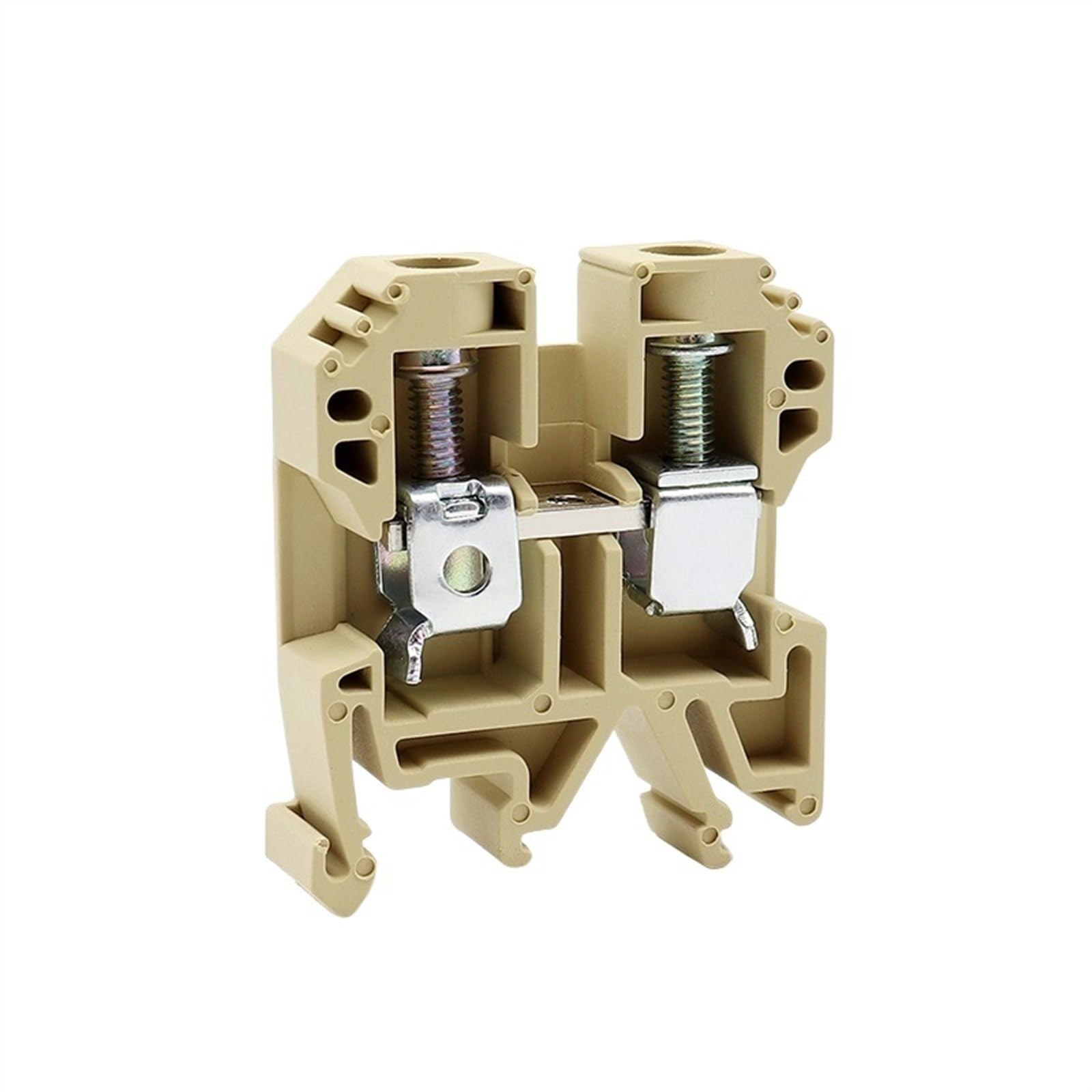 10 Stück DIN-Schienenklemmenblock SAK 2,5/4/6/10/16/25/35 EN Schraubanschlussklemme, elektrischer Anschluss, Kabelanschluss, 20–2 AWG(SAK25EN)