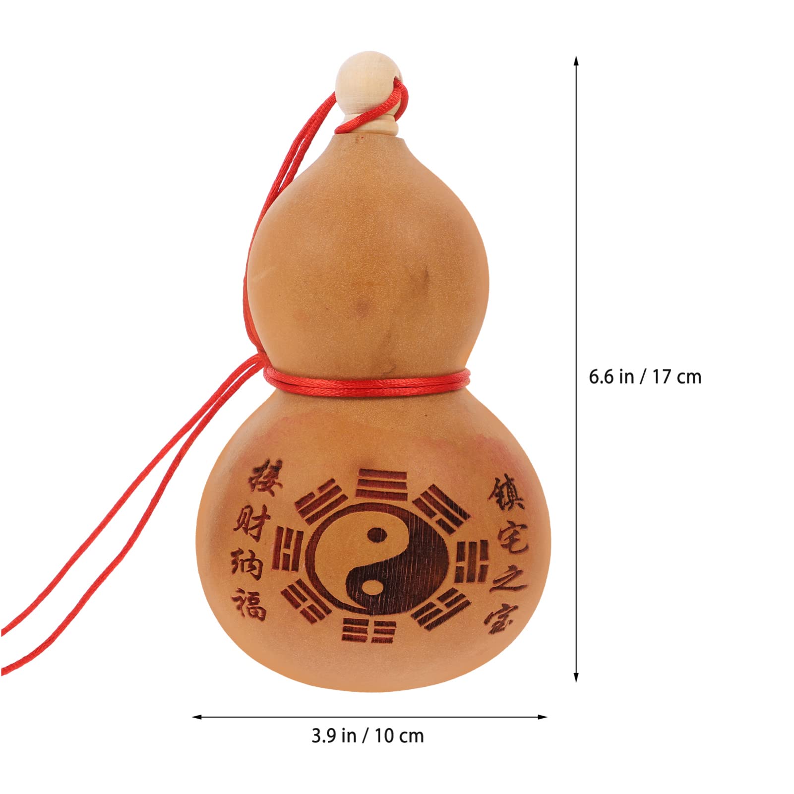 Yardwe Decorazione Zucca Naturale Incisa con Funzione Contenitore Multifunzionale, Resistente e Comoda da Usare, per Uso Domestico e Gite Stili multipli