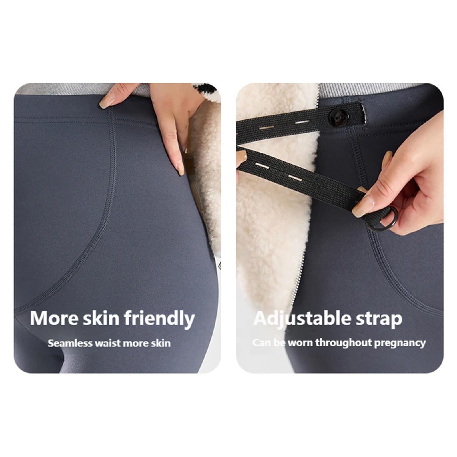 Pantaloni premaman in spandex ad alta elasticità Equilibrio Camminare Esercizi bassi Pantaloni di allenamento di