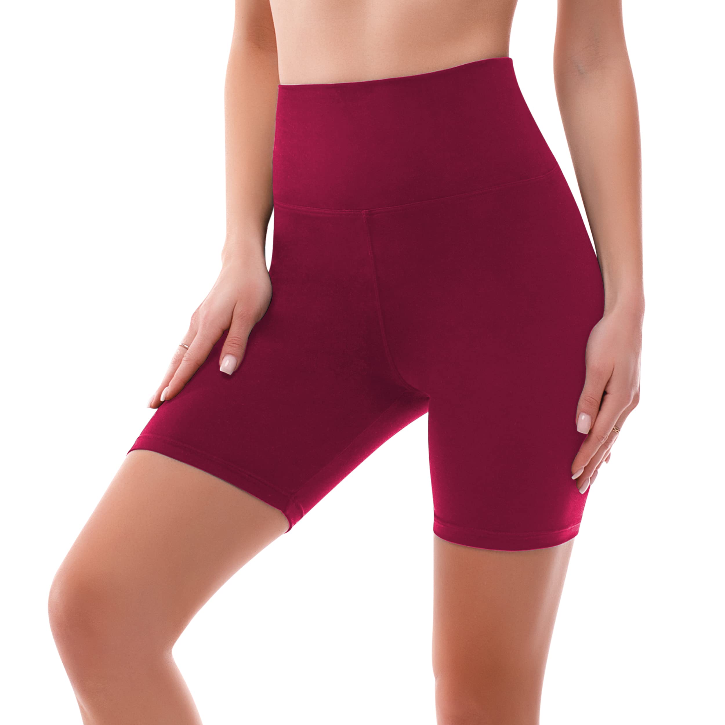SINOPHANT Radlerhose Damen Kurz High Waist Shorts Leggings für Sommer Fitness Sport Yoga