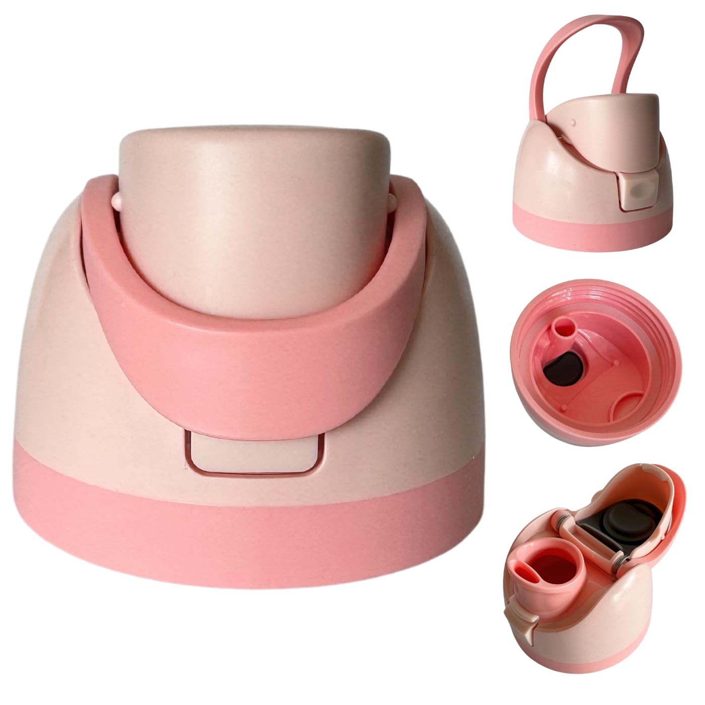 Replacement Cap, One Button Water Bottle Top Lid Cup 16oz 24oz 32oz 40oz, BPA-Free No Leakage Replacement Accessory