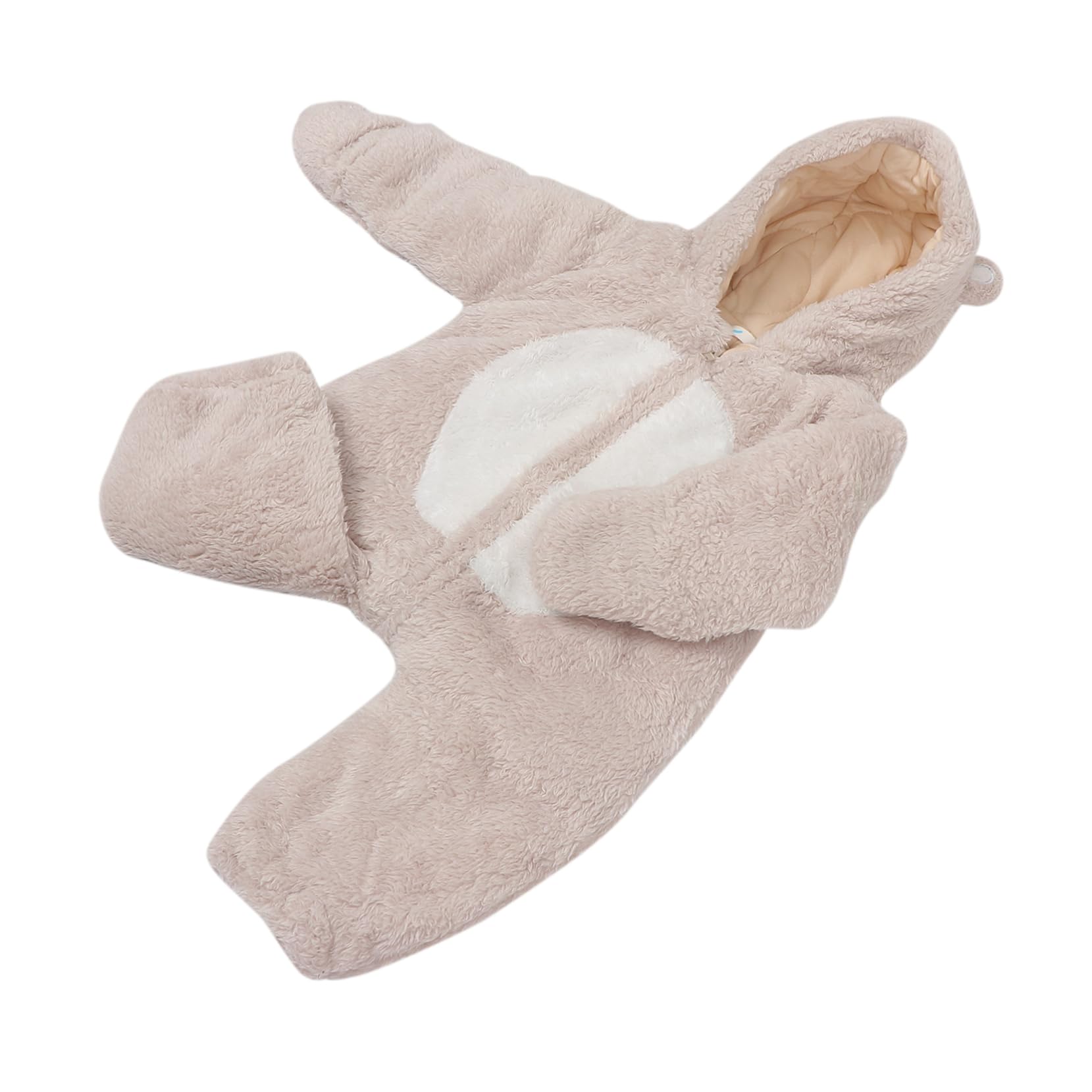 BESPORTBLE Thickened Jumpsuit for Baby Long Sleeve Winter Warm Infant Toddler (59cm)