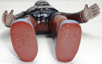 異星人風フィギュア 青　マーミット　ソフビ マーミット ソフビフィギュア マーブル成形 彩色版 Liz jonson