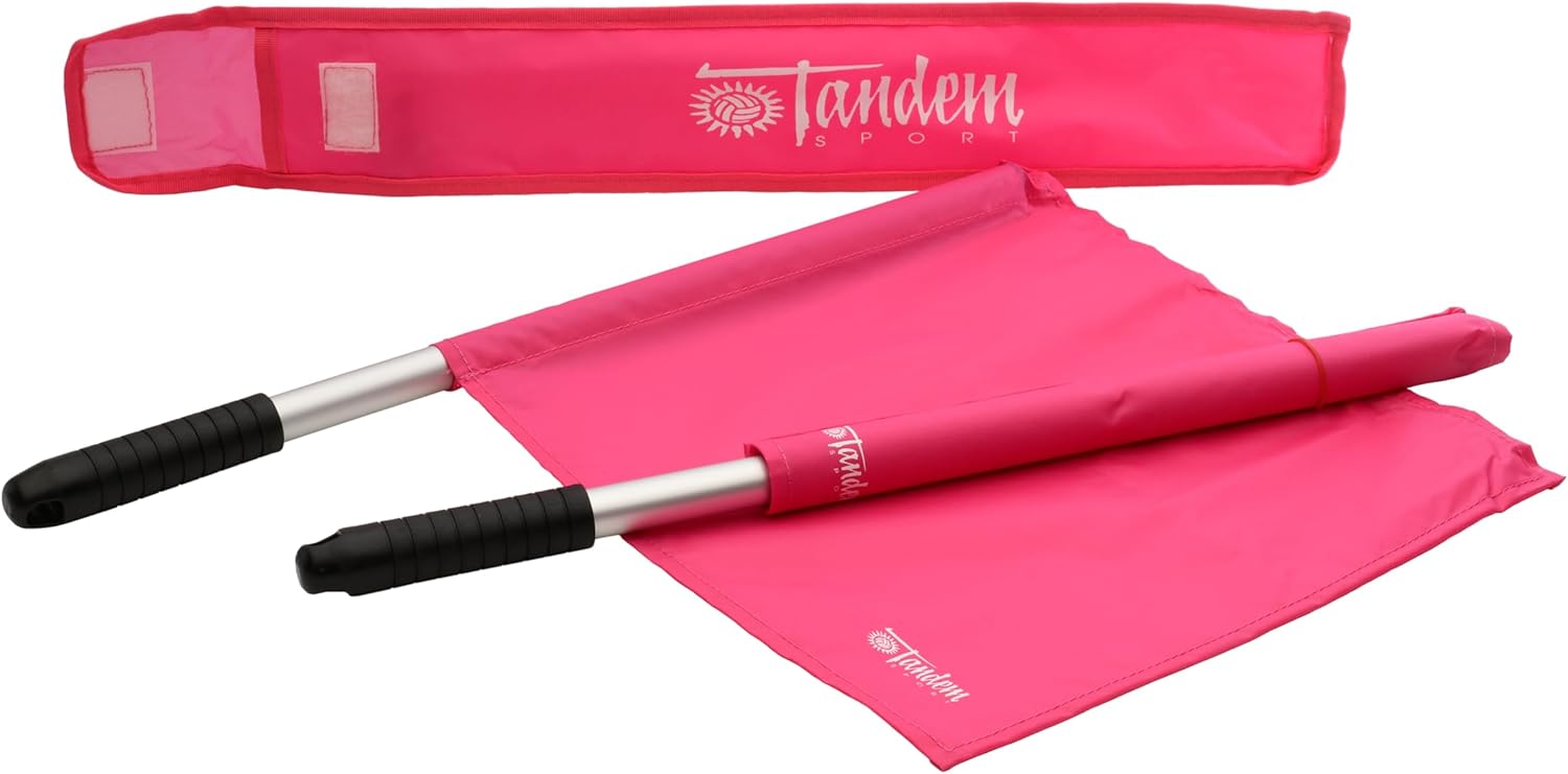 Tandem Sport Pink Volleyball Linesman Flags