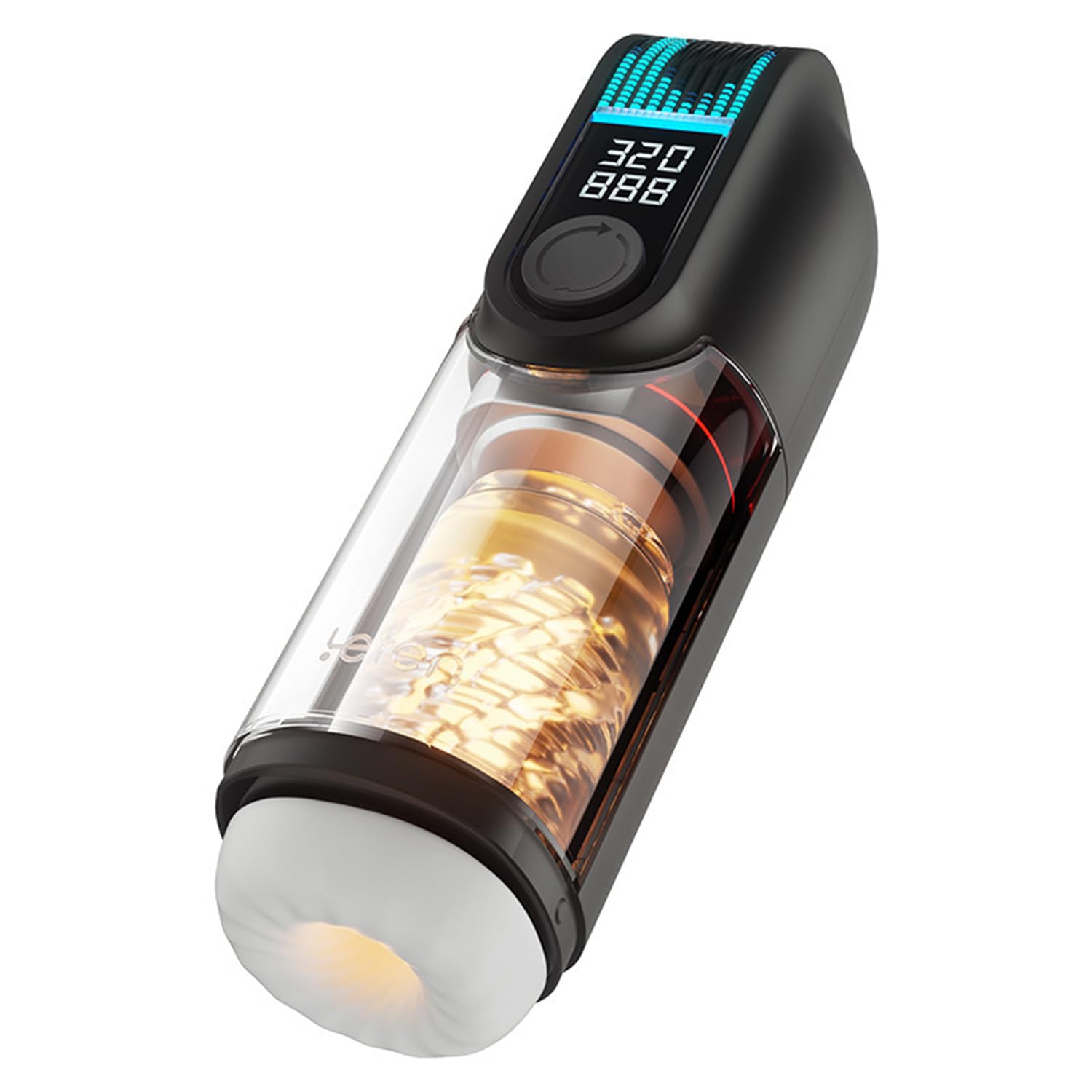 Generico Masturbatore Telescopico da Uomo Completamente Automatico con 9 Audio Femminili E 9 Scene, Pompa per Pene da Uomo, Giocattoli Sessuali Tascabili per Sesso Orale, Vagina