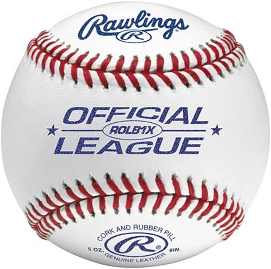 Rawlings ROLB1X Official League Practice Baseballs - 12 PK