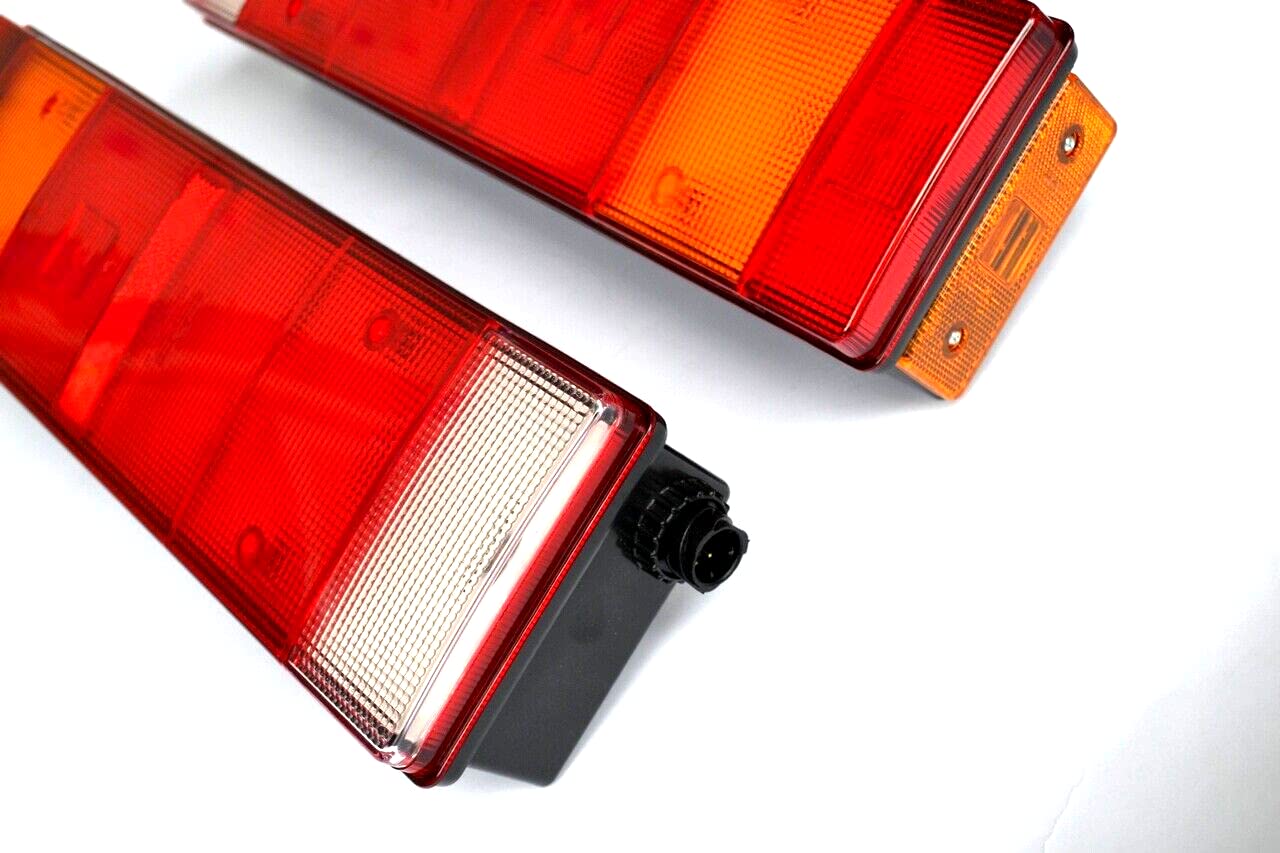 24/7Auto 2 luces traseras 12 V 24 V lámparas PIN AMP 1.5 para camiones, remolques, chasis