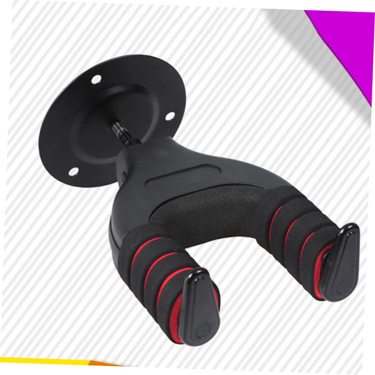 ERINGOGO 1Pc Guitar with Auto Lock Mechanism Gravity Wall Mount Hook Holder Display Stand for Acoustic Electric Bass Ukulele and String Instruments Space Saving Design