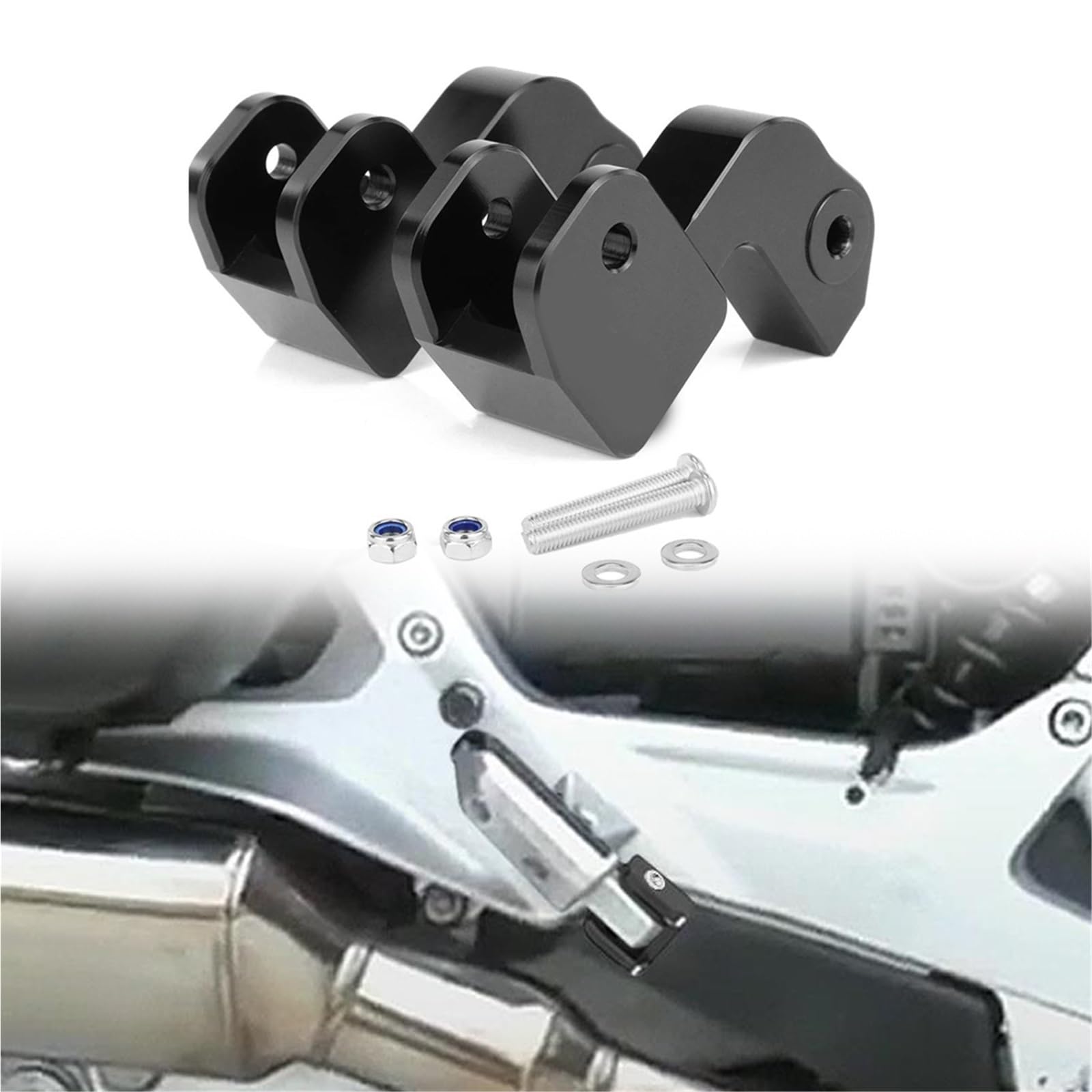 Kit d'abaissement repose-pieds passager en aluminium CNC pour ST1300 ABS et GL1800B
