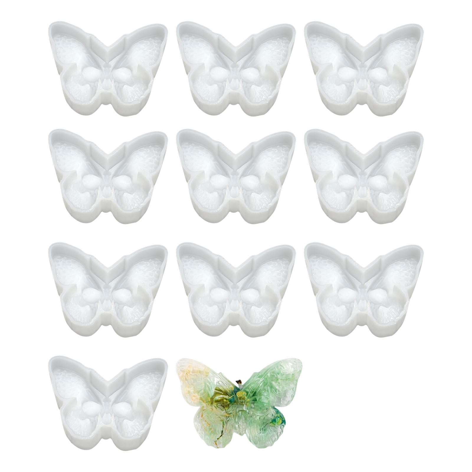10 piezas de decoraciones hechas a mano, regalos para decoración de habitación, moldes de fundición de silicona 3D, moldes para hacer manualidades