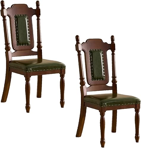 Miniatura 12 de Juego de 4 sillas de comedor de madera, sillas de cocina con respaldo alto, sillas de comedor vintage, silla tapizada sin brazos, para cocina,