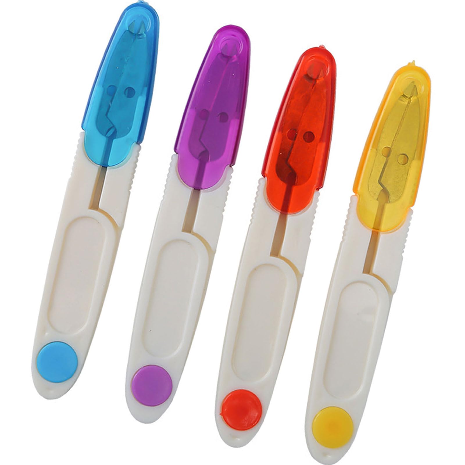 Kalttoy Sturdy Thread Scissors Spring Mechanism Alloy Materials for Embroidery Quilting and Sewing Tasks Travel Sewing Tool Set
