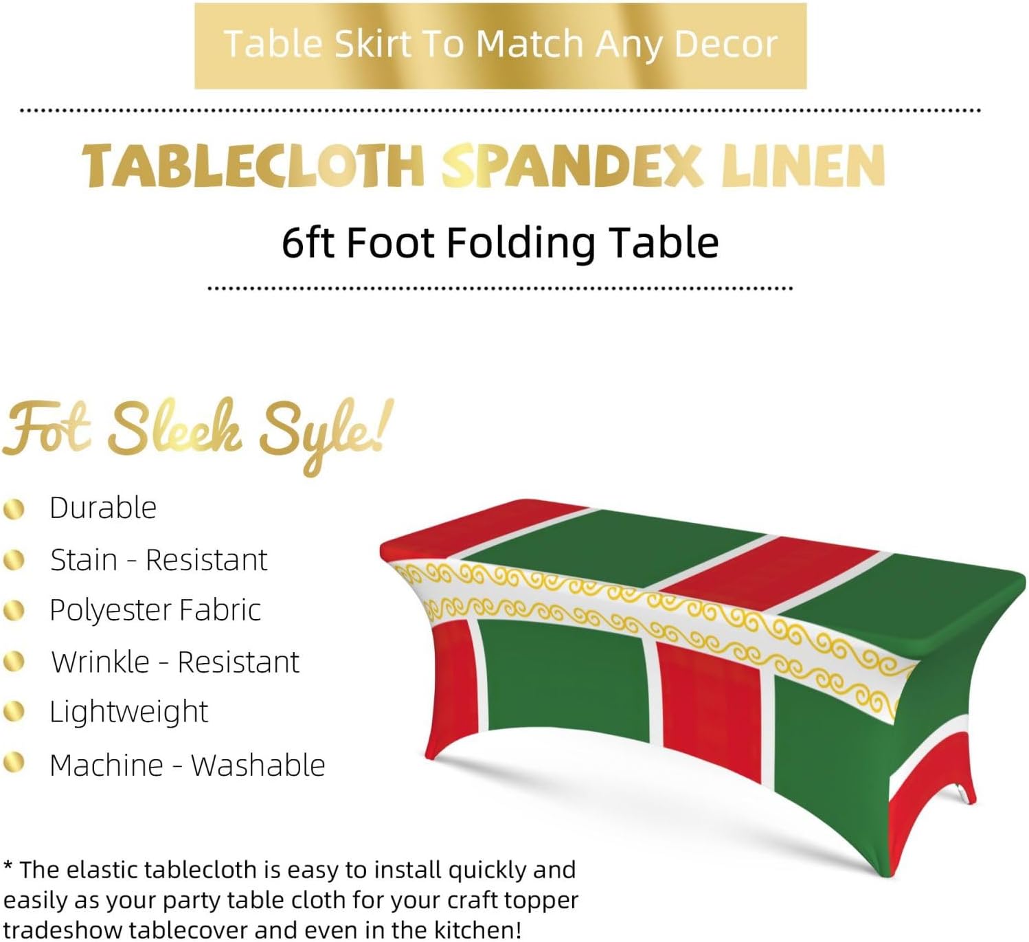 Flag of The Chechen Republic Print Table Cover Rectangular Tablecloth for 6-Foot Tables for Wedding Banquets Outdoor