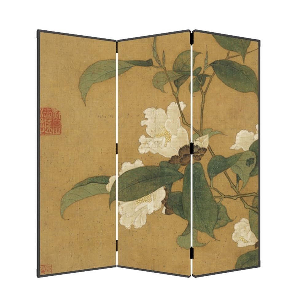 Privacy Screen Floor Screen Partition Retro Background Wall Home Living Room Porch Office Tea Room Privacy Screen Partition Room Divider