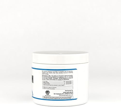 Miniatura 2 de Calostro bovino bio-activo para perros, gatos, cachorros, gatitos y mascotas - Suplemento diario en polvo de calostro 1.41 oz (80 porciones)