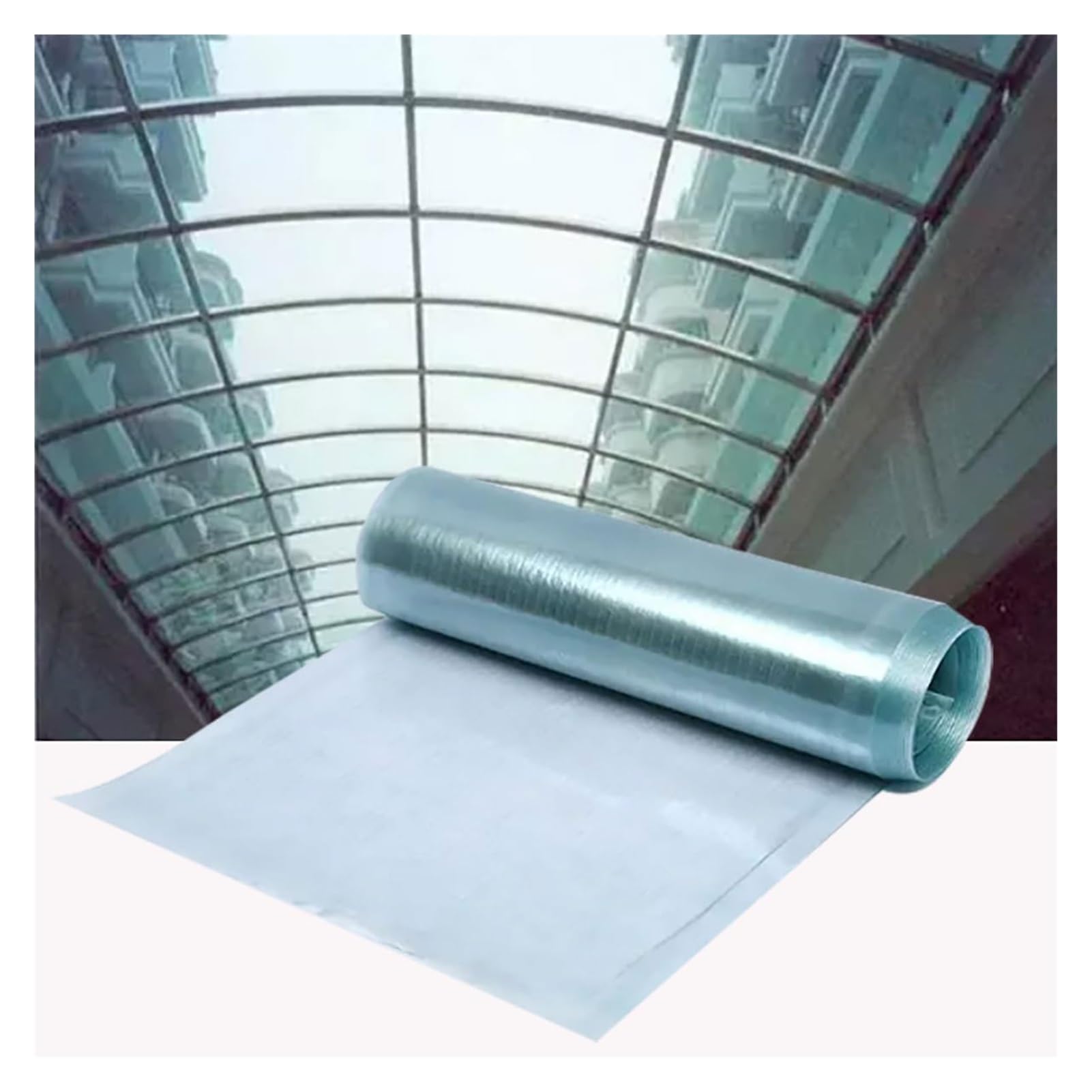 Toiture en polycarbonate pour serre et plaques de protection anti-oiseaux (1x15m)
