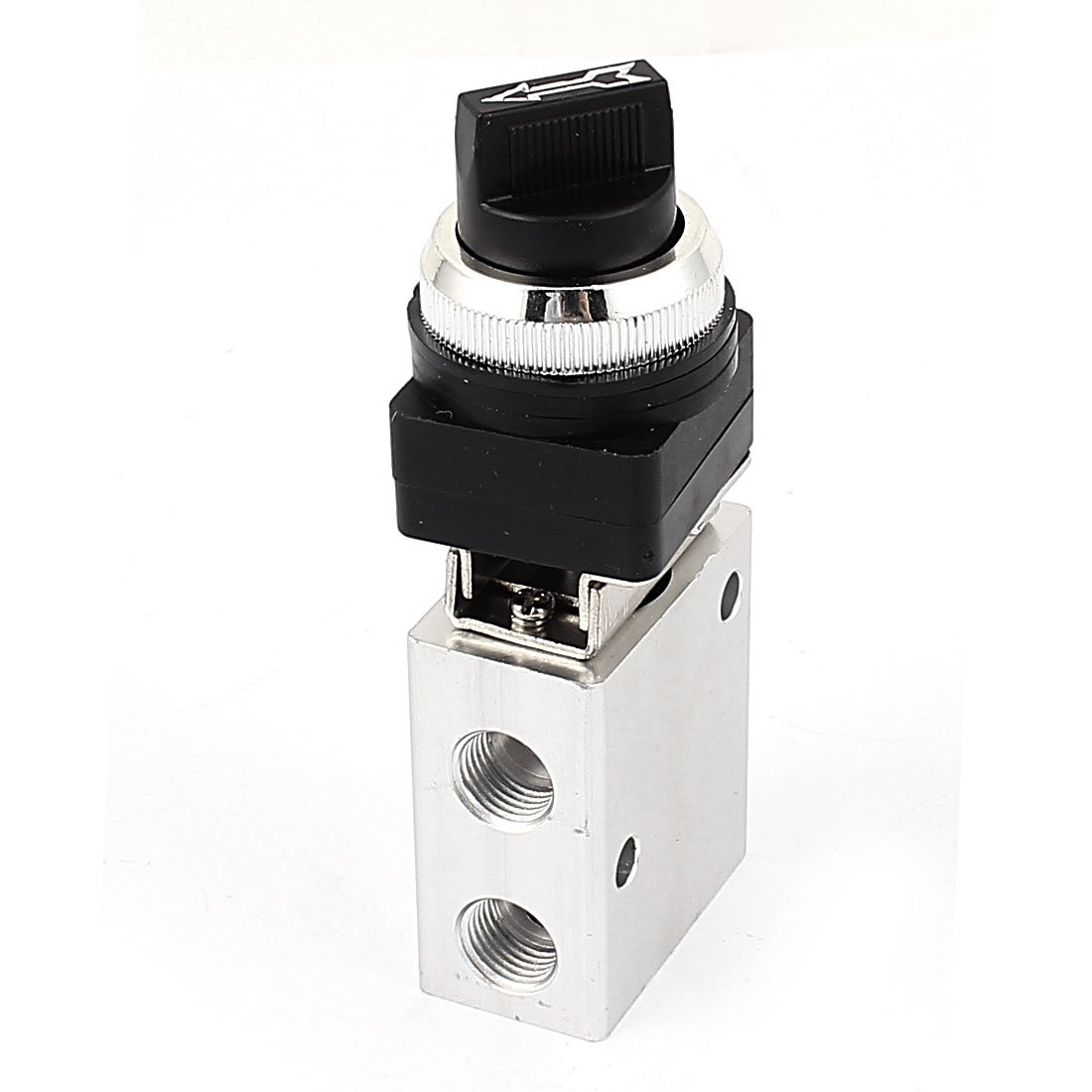 Vanne pneumatique 1/4 BSP robuste avec bouton manuel en alliage haute durabilité