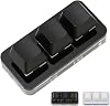 GerRiT Macro Programming Keyboard OSU Memory Function Standard RGB LED Backlight Multifunction USB 3 Key Mini Keypad for Office Linux OS X Black -