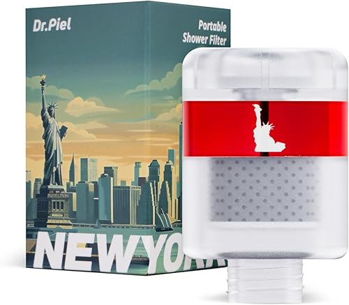 Dr. Piel Filtro de ducha para viajes New York Eddition Superior