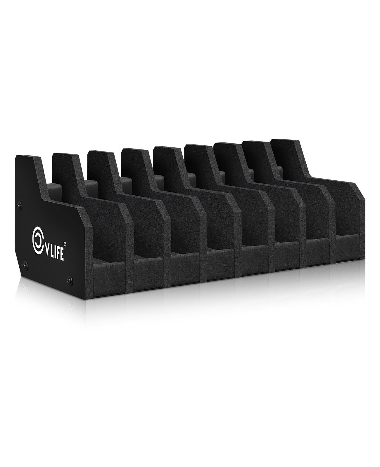 CVLIFE Foam Handgun Holder for Gun Safe Cabinet Accessories - 8 Slots Pistol Rack Stand