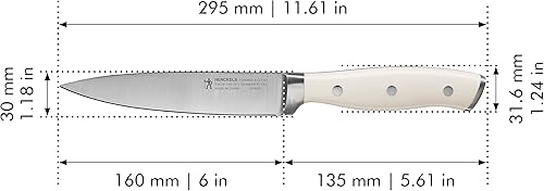 Vista 7 de HENCKELS Forged Accent Razor-Sharp - Juego de cuchillos utilitarios de 2 piezas, cuchillo de ingeniería alemana informado por más de 100 años