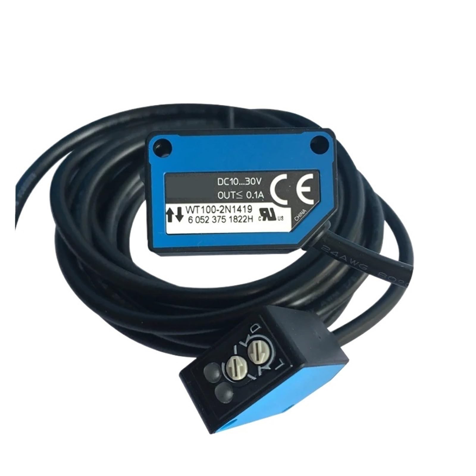 Capteur photoélectrique WT100-N1412 et WT100-N1419 à détection optique axiale