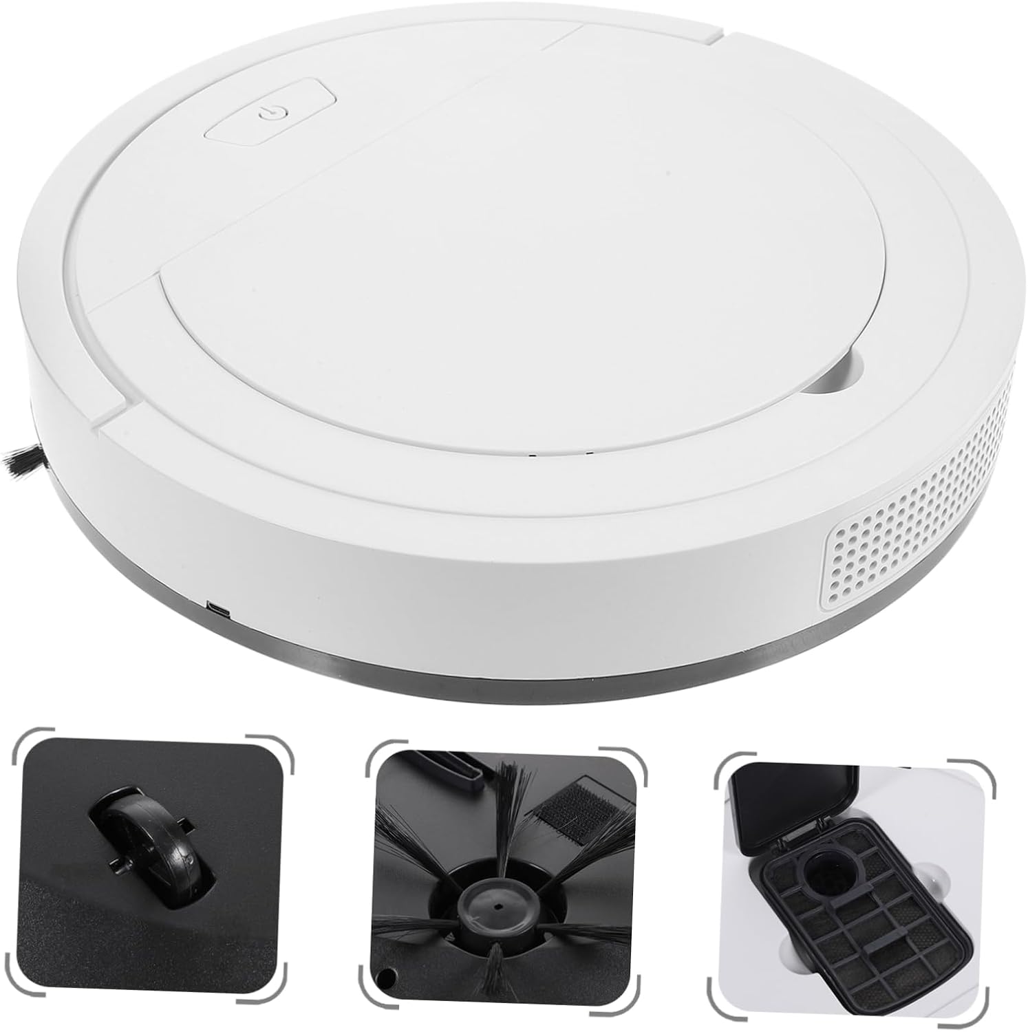 STOBAZA Floor Mopping Robot Strong and Cloth Brush USB Powered Cleaner for Home Efficient Robot Cleaner for Dust and Debris Various