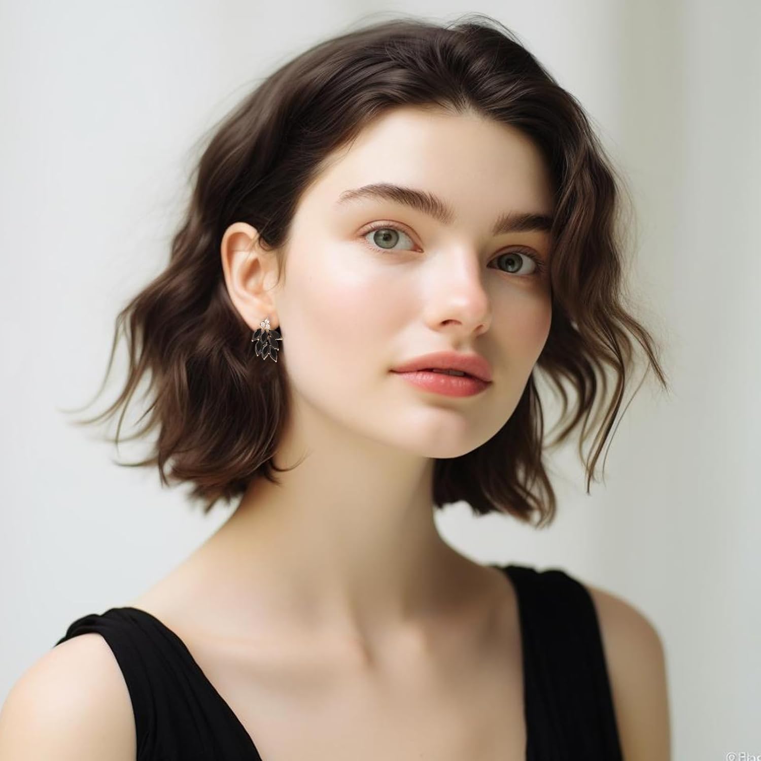 Rhinestone Stud Earrings for Women Small Dainty Crystal Cluster Drop Earrings for Girls Cute Costume Jewelry for Bridal Wedding Party Gift - Image 2