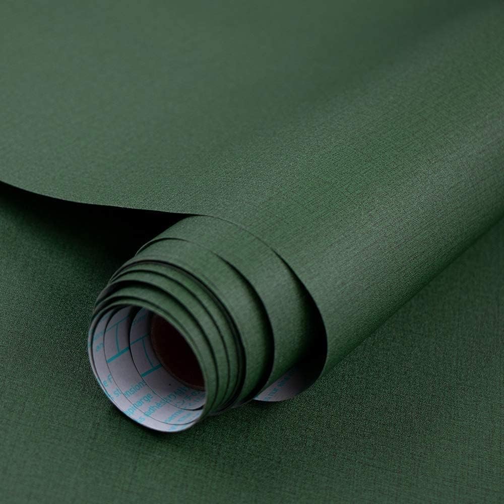 Green Linen Wallpaper