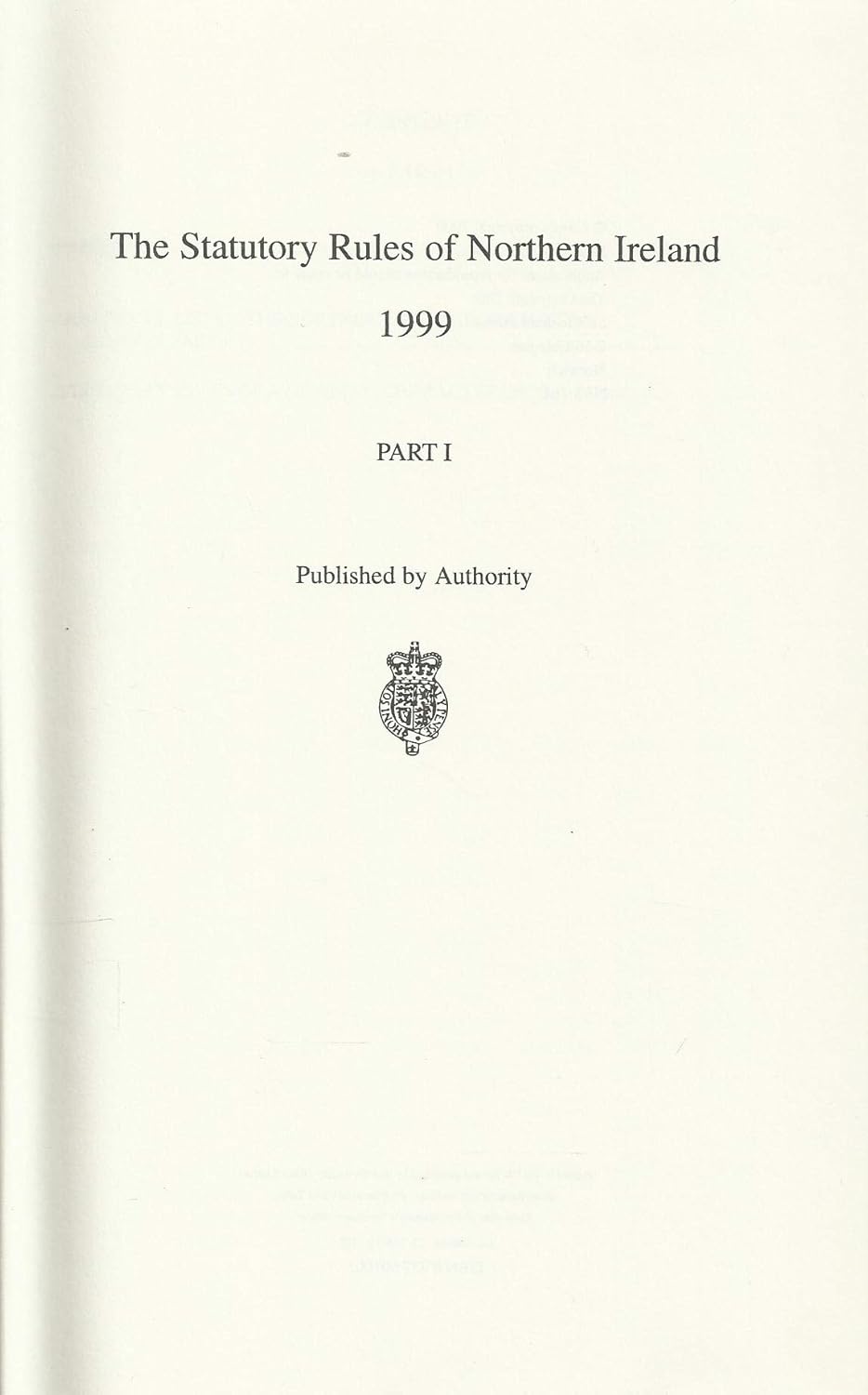 Amazon Nos 1149 (Pt. 1) (The Statutory Rules of Northern Ireland