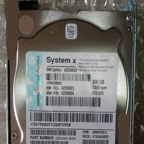 per X2850 X3950 M2 2.5 32 MB per interno per server per 42D0692 42D0693 42D0696 7200 RPM hdd 500 GB sas