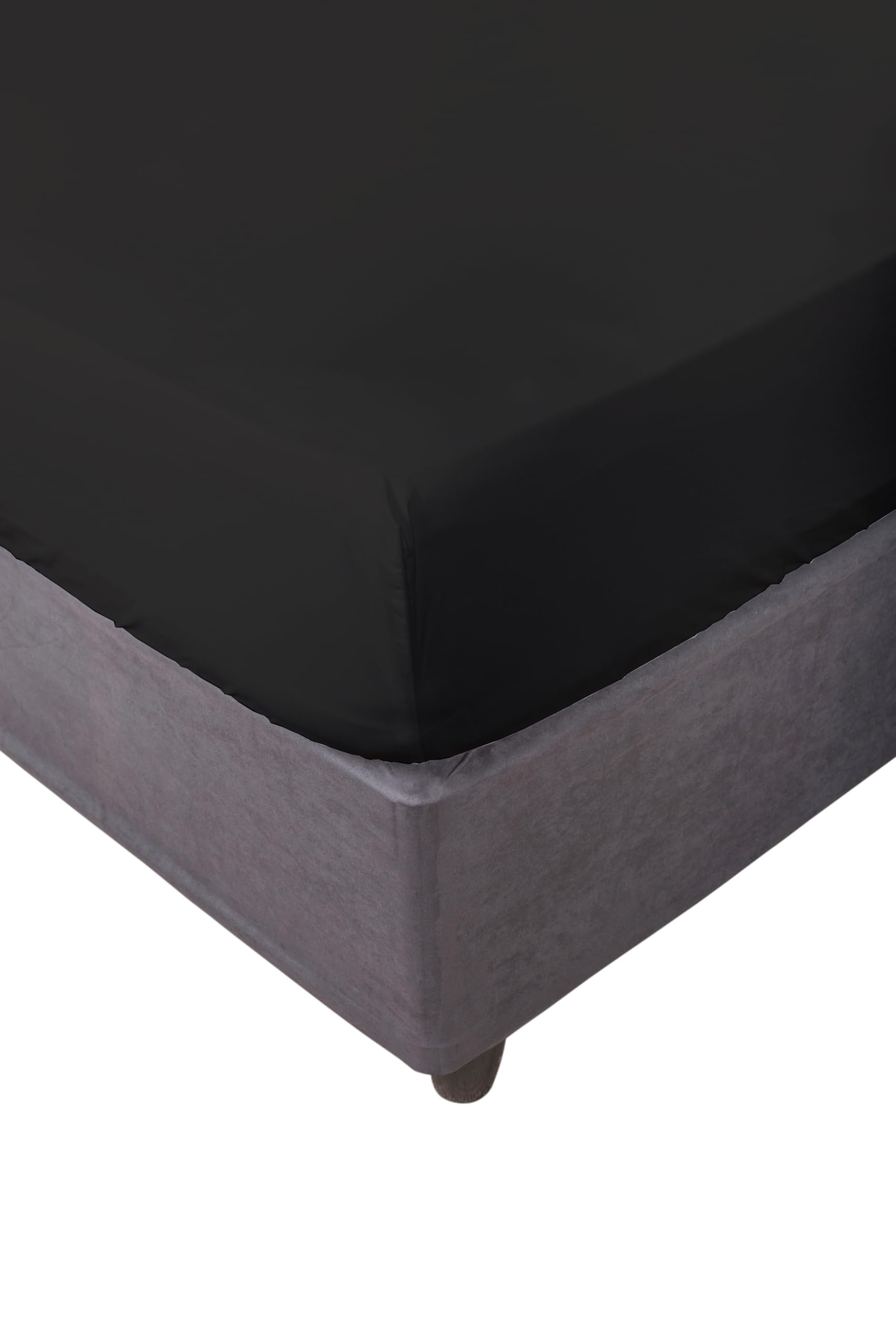 Bed Sheets 160x200 Douceur D'Intérieur Cm - 100% Katoen, Nachtblauw, Voor Tweepersoonsbed Hoeslaken 160x200