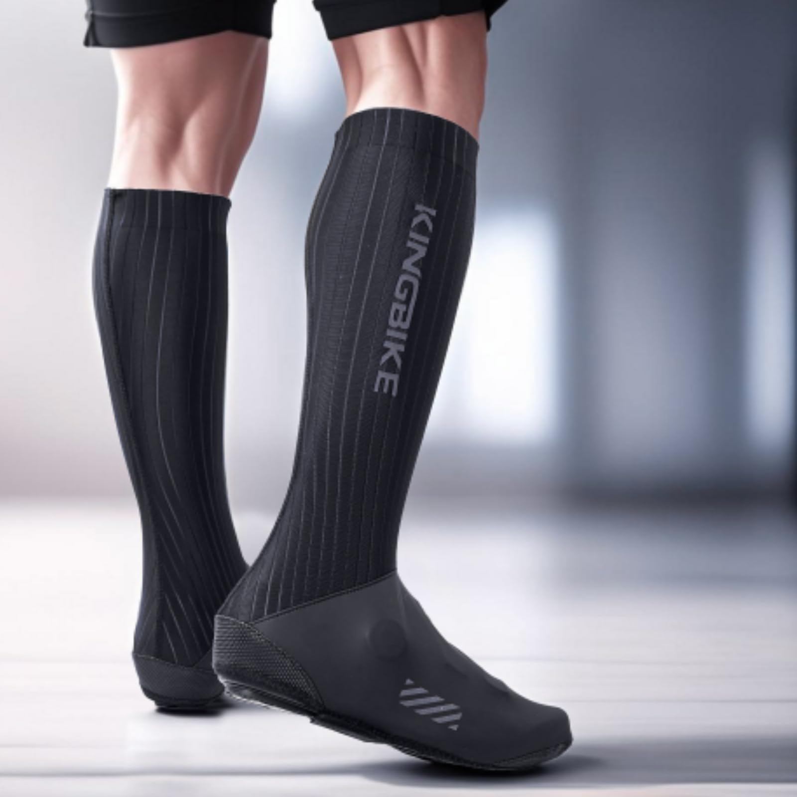 KINGBIKE Cycling Shoe Covers Breathable Overshoes MTB Road Bike Shoe Covers for Lock Shoes Protection Men Women