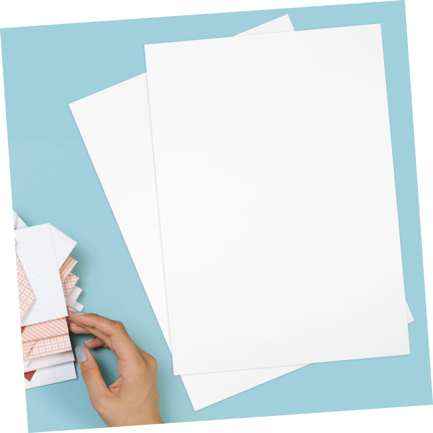 Papier à Dessin Blanc A3 220g/m², Lot de 50 Feuilles