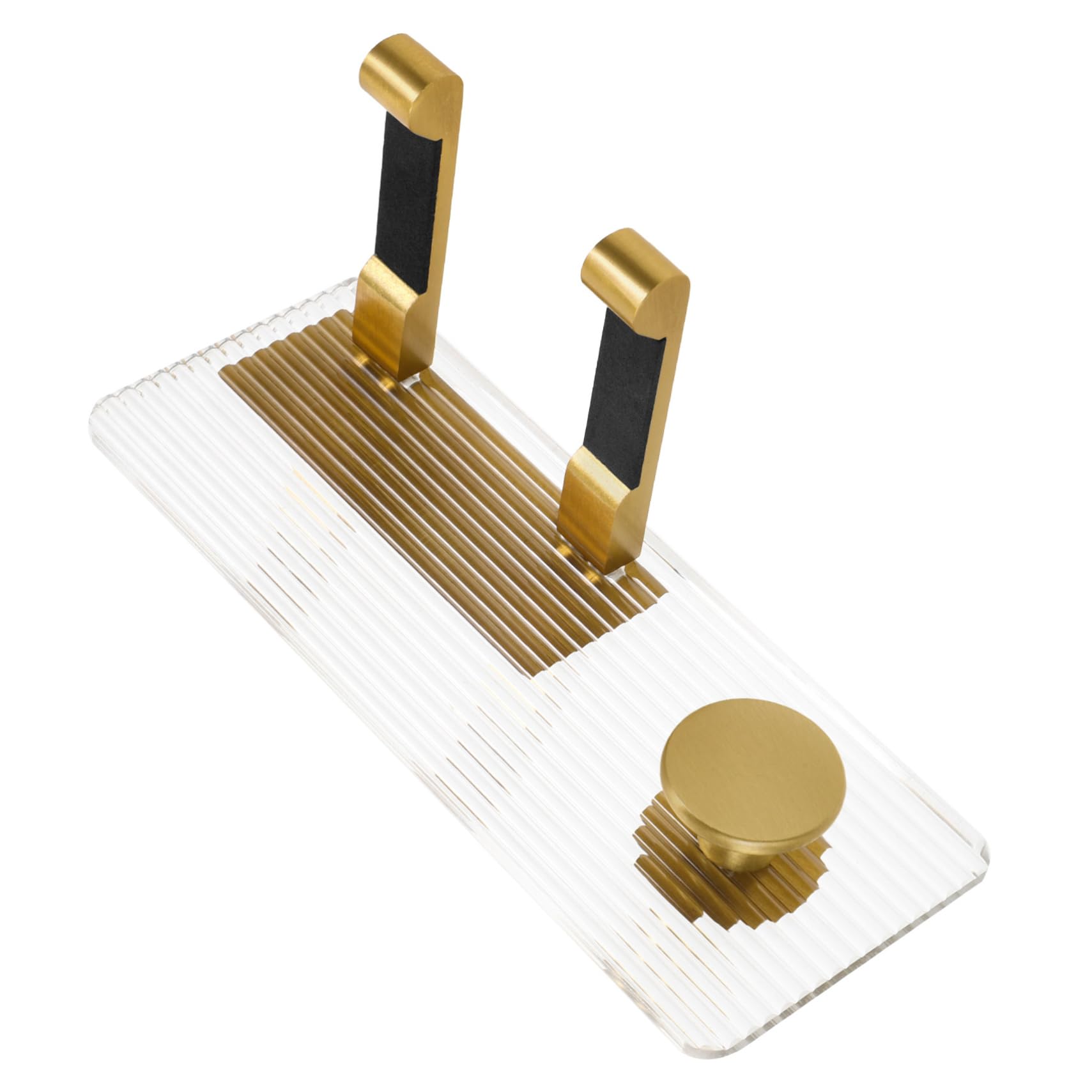 BESTYASH Smooth-rounded Edges Hair Dryer -mounted Acrylic Easy-clean Elegant for Decor