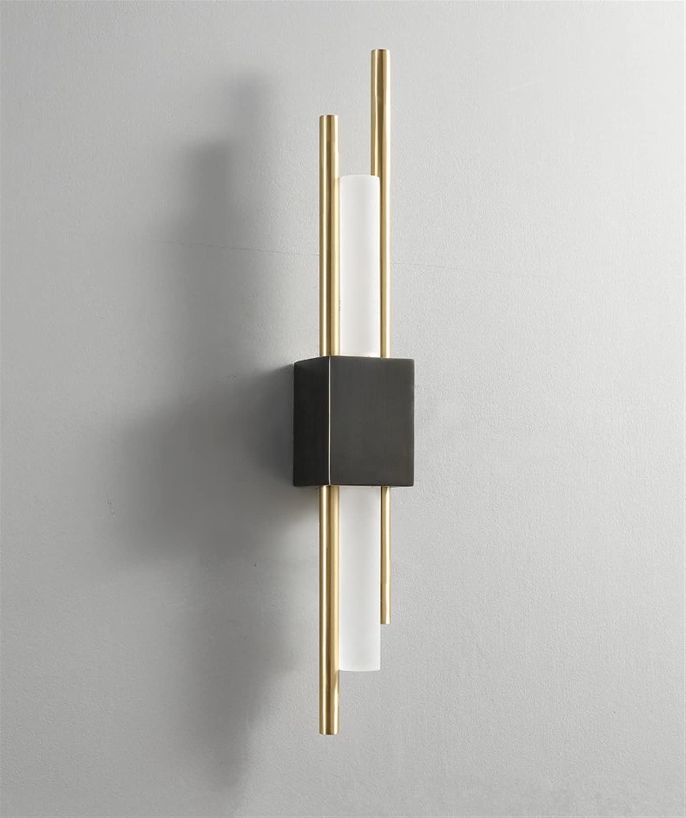 ZTCHSENZT Wall Sconces, Modern Wall Sconce, Luxury Full Copper Wall Lamp Living Room Bedroom Lamp Modern Minimalist Corridor Aisle Wall Light,2 Heads Gold