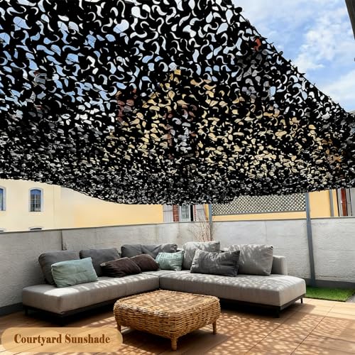 Toile d'ombrage imperméable pergola balcon jardin grand format 6x7m