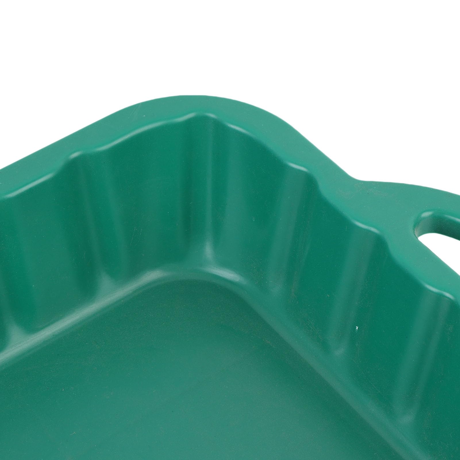 Vaschetta Raccogliolio per Auto Verde Ad Alta capacità Facile Pulizia, Riciclaggio Dell'olio Esausto, Adatta per Riparazioni Auto Domestiche e Professionali, Materiale Plastico