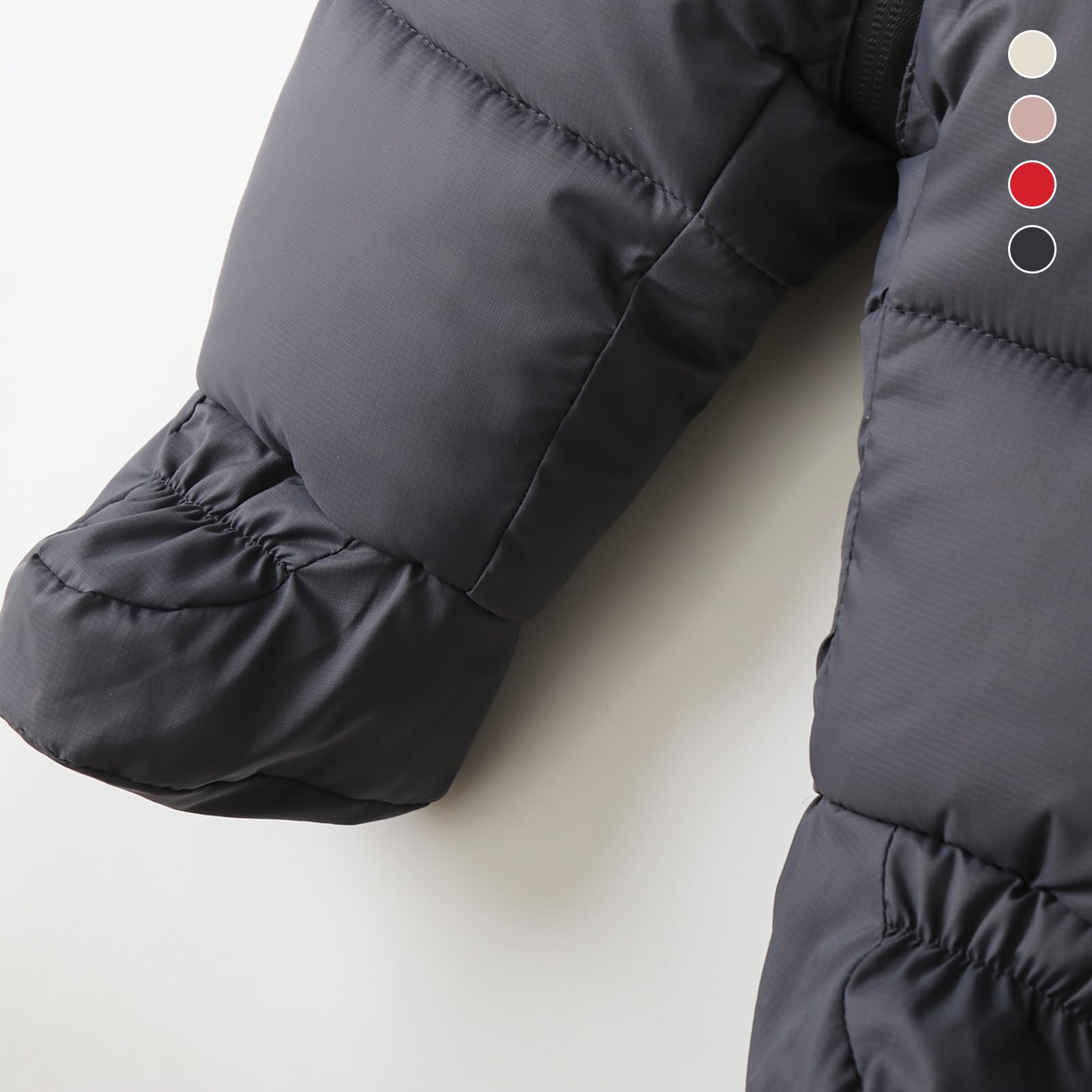 Traje de Nieve Mono Bebé Niños Mameluco de Esquí Niñas Disfraz Mono con Guantes y Fundas de Zapatos para Invierno