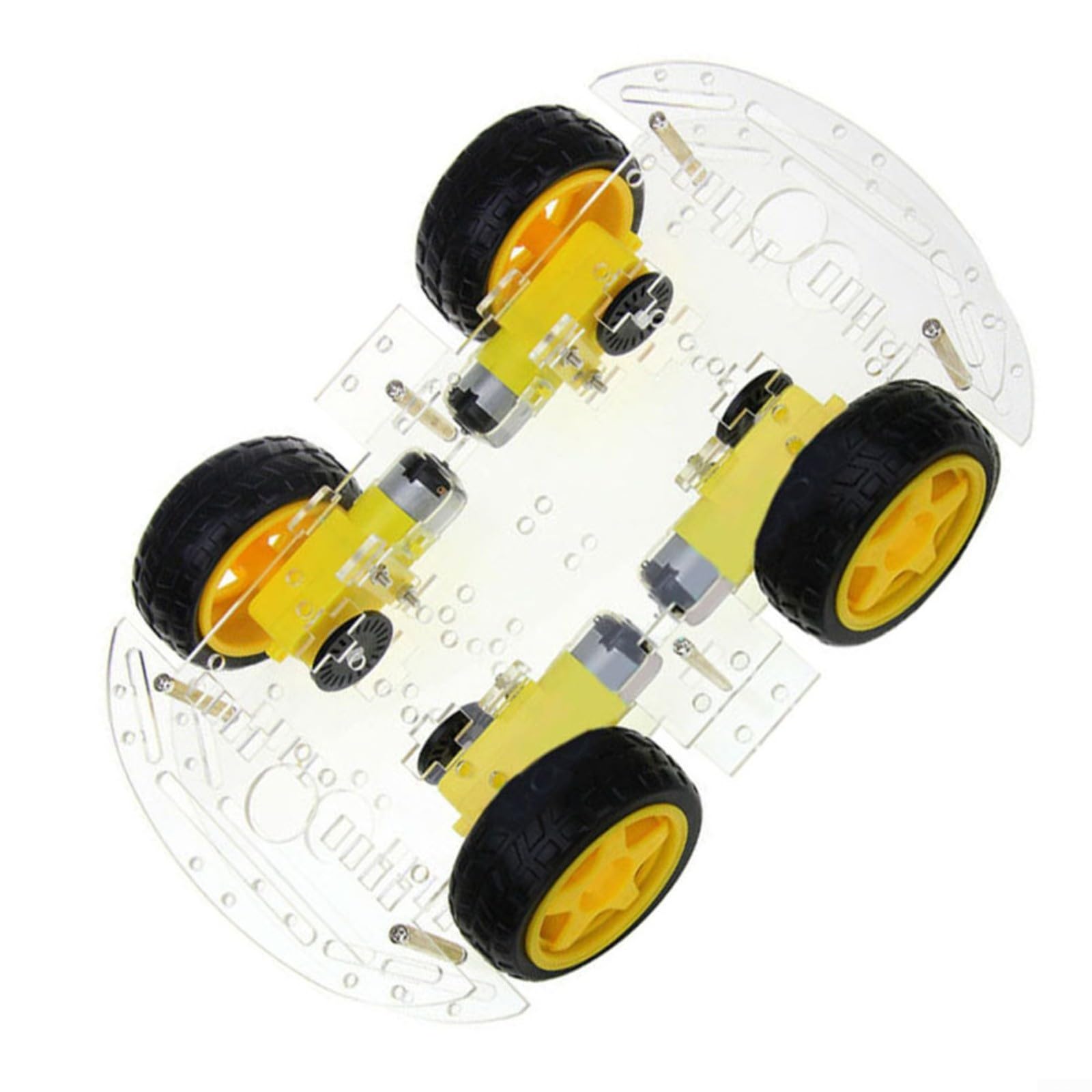 Kit de construction de robot 4WD Smart Car Chassis Kit voiture avec capteur de vitesse pour Arduino