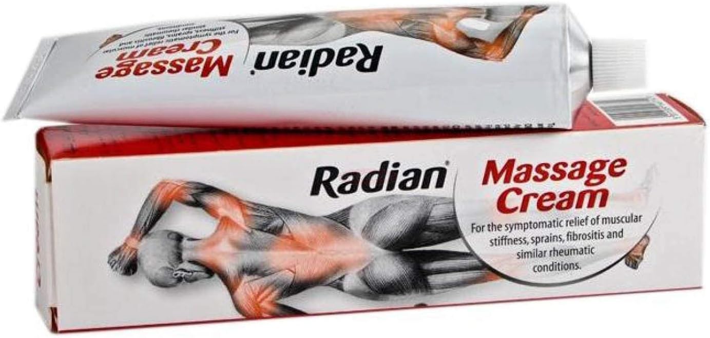 Radian Massage Cream for Instant Relief - 100 gms | Imported |.